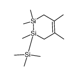 1,2,4,5,5-pentamethyl-4-(trimethylsilyl)-4,5-disilacyclohexene Structure