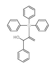 1-phenyl-2-triphenylsilyl-prop-2-en-1-ol Structure