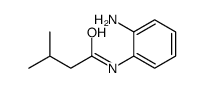 N-(2-aminophenyl)-3-methylbutanamide结构式