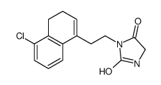 3-[2-(5-chloro-3,4-dihydronaphthalen-1-yl)ethyl]imidazolidine-2,4-dione结构式