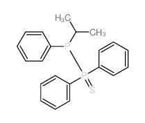 diphenyl-[(phenyl-propan-2-yl-phosphanyl)methyl]-sulfanylidene-phosphorane Structure