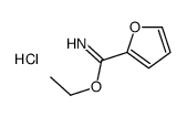 ethyl furan-2-carboximidate,hydrochloride Structure