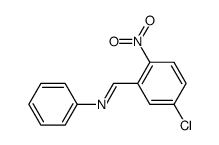 N-(5-chloro-2-nitrobenzylidene)aniline结构式