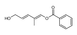 1-(benzoyloxy)-2-methyl-5-hydroxy-1(E),3(E)-pentadiene Structure