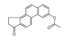 (17-oxo-15,16-dihydrocyclopenta[a]phenanthren-2-yl) acetate Structure