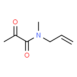 Propanamide, N-methyl-2-oxo-N-2-propenyl- (9CI) Structure