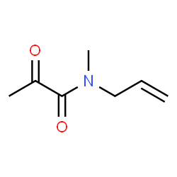 Propanamide, N-methyl-2-oxo-N-2-propenyl- (9CI) structure