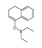 Diethyl(3,4-dihydronaphthalen-1-yloxy)borane Structure