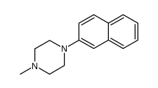 1-methyl-4-(naphthalen-6-yl)piperazine Structure