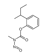 (2-butan-2-ylphenyl) N-methyl-N-nitrosocarbamate Structure