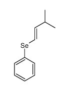 3-methylbut-1-enylselanylbenzene Structure