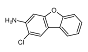 2-chloro-dibenzofuran-3-ylamine结构式