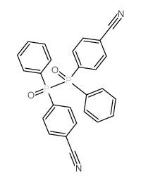 4-[[(4-cyanophenyl)-phenyl-phosphoryl]-phenyl-phosphoryl]benzonitrile Structure