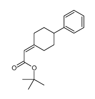 tert-butyl 2-(4-phenylcyclohexylidene)acetate Structure