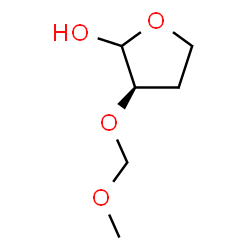 2-Furanol, tetrahydro-3-(methoxymethoxy)-, (3R)- (9CI)结构式