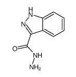 1H-吲唑-3-碳酰肼结构式
