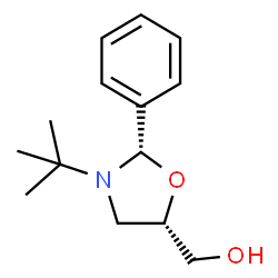 (2S-cis)-3-(1,1-dimethylethyl)-2-phenyloxazolidine-5-methanol Structure