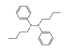 1,2-Dibutyl-1,2-diphenyldiphosphan Structure