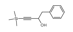 1-phenyl-4-(trimethylsilyl)but-3-yn-2-ol Structure