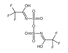 (2,2,2-trifluoroacetyl)sulfamoyl N-(2,2,2-trifluoroacetyl)sulfamate结构式