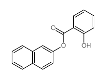 beta-Naphthol salicylate结构式