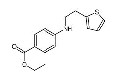 ethyl 4-(2-thiophen-2-ylethylamino)benzoate Structure