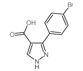 3-(4-Bromophenyl)-1H-pyrazole-4-carboxylic acid图片