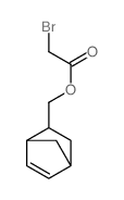 Acetic acid, 2-bromo-,bicyclo[2.2.1]hept-5-en-2-ylmethyl ester结构式