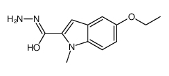 5-ethoxy-1-methylindole-2-carbohydrazide结构式