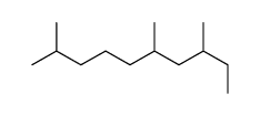 2,6,8-trimethyldecane Structure