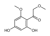 1-(2,4-dihydroxy-6-methoxyphenyl)-2-methoxyethanone结构式