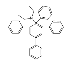 diethyl-(1,2,4,6-tetraphenyl-1λ5-phosphinin-1-yl)-amine Structure