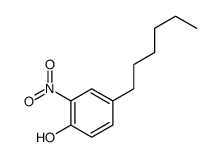 4-hexyl-2-nitrophenol Structure