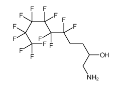1-amino-5,5,6,6,7,7,8,8,9,9,10,10,10-tridecafluorodecan-2-ol结构式