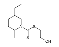 2-hydroxyethyl 5-ethyl-2-methylpiperidine-1-carbodithioate Structure