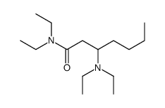 3-(diethylamino)-N,N-diethylheptanamide Structure