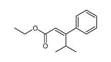 ethyl (E)-4-methyl-3-phenylpent-2-enoate Structure