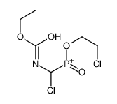 2-chloroethoxy-[chloro-(ethoxycarbonylamino)methyl]-oxophosphanium Structure