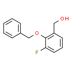 2-Benzyloxy-3-fluorobenzyl alcohol Structure