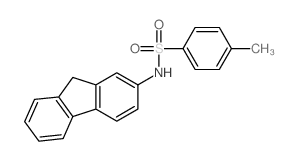 Benzenesulfonamide, N-9H-fluoren-2-yl-4-methyl-结构式