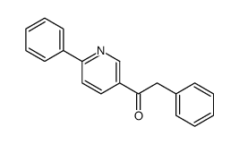 2-phenyl-1-(6-phenylpyridin-3-yl)ethanone Structure