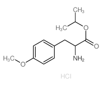 propan-2-yl 2-amino-3-(4-methoxyphenyl)propanoate structure