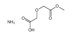 [(Methoxycarbonyl)methoxy]acetic acid ammonium salt结构式