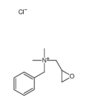 benzyl-dimethyl-(oxiran-2-ylmethyl)azanium,chloride Structure