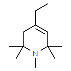 1,2,3,6-Tetrahydro-4-ethyl-1,2,2,6,6-pentamethylpyridine Structure