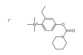 [2-ethyl-4-(piperidine-1-carbonyloxy)phenyl]-trimethylazanium,iodide Structure