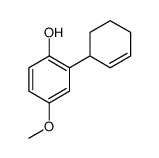 2-cyclohex-2-en-1-yl-4-methoxyphenol结构式