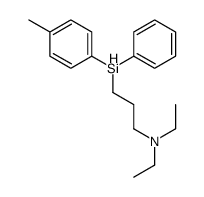 N,N-diethyl-3-[(4-methylphenyl)-phenylsilyl]propan-1-amine Structure