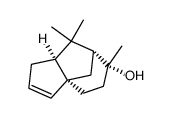 (R)-6,8,8-Trimethyl-4,5,6,7,8,8a-hexahydro-1H-3a,7-methano-azulen-6-ol结构式