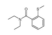 N,N-diethyl-2-methylsulfanylbenzamide Structure